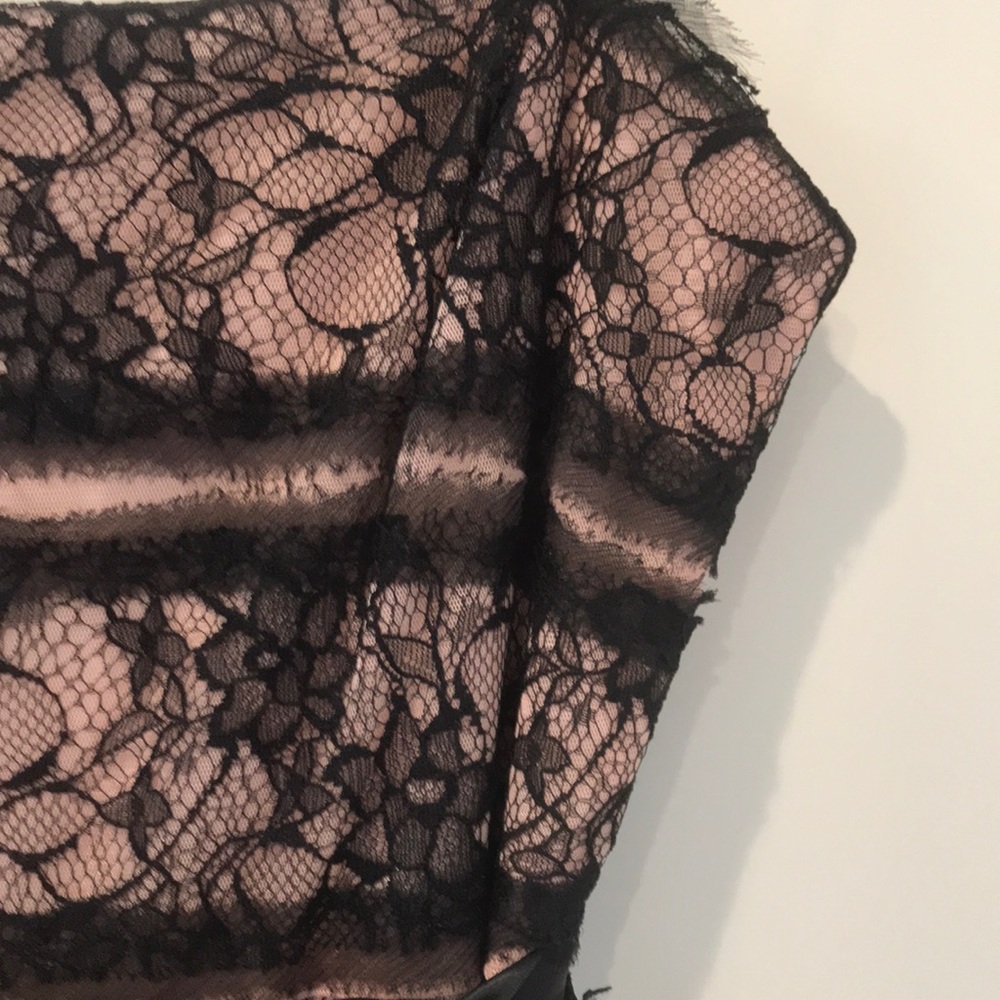 BCBG Max Azria Y2K Vintage Lace Tea Dress - Picture 3 of 8